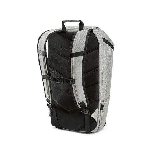 gray Mochila Paso 20L de rPET. Presillas inferiores. Portátil de 17