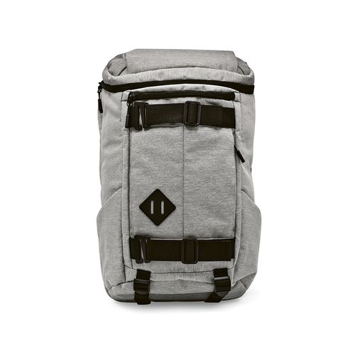 gray Mochila Paso 20L de rPET. Presillas inferiores. Portátil de 17