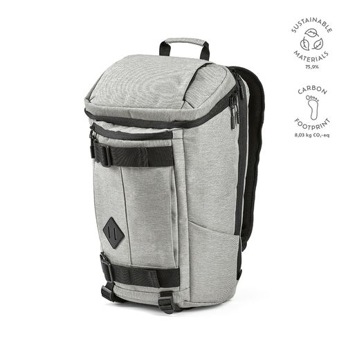 Mochila Paso 20L de rPET. Presillas inferiores. Portátil de 17