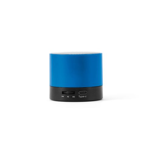 blue Altavoz Gauss; rABS, 300 mAh. Autonomía hasta 1,5 horas. 3 W.