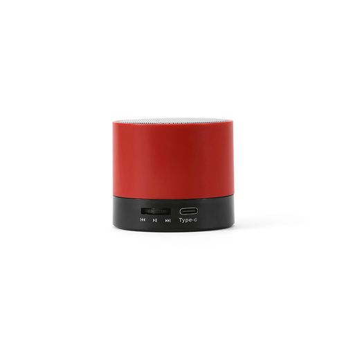 red Altavoz Gauss; rABS, 300 mAh. Autonomía hasta 1,5 horas. 3 W.