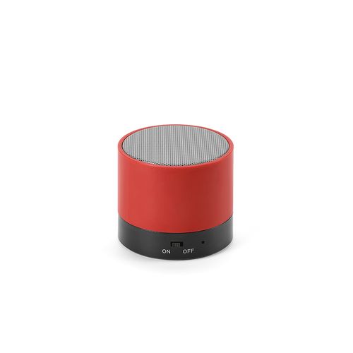red Altavoz Gauss; rABS, 300 mAh. Autonomía hasta 1,5 horas. 3 W.