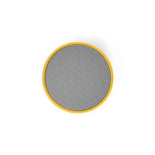 yellow Altavoz Gauss; rABS, 300 mAh. Autonomía hasta 1,5 horas. 3 W.