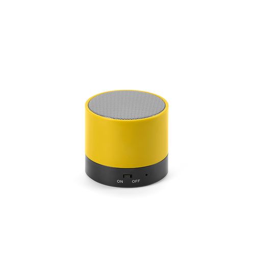 yellow Altavoz Gauss; rABS, 300 mAh. Autonomía hasta 1,5 horas. 3 W.