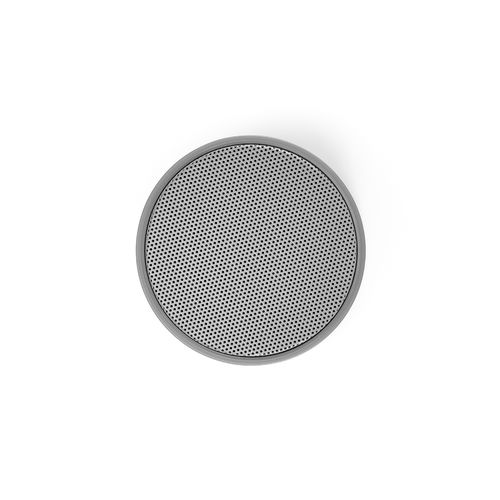 gray Altavoz Gauss; rABS, 300 mAh. Autonomía hasta 1,5 horas. 3 W.