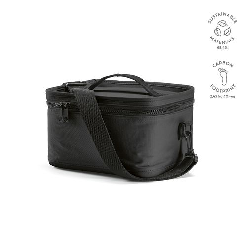 black Nevera Munich M; 7,5 l, de rPET en rABS. Cierres termoinyectados