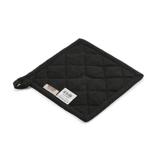 black Agarrador de cocina Klimt en algodón reciclado de 180 gsm