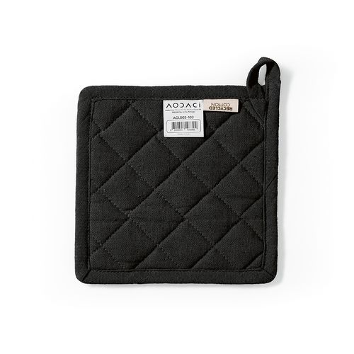 black Agarrador de cocina Klimt en algodón reciclado de 180 gsm