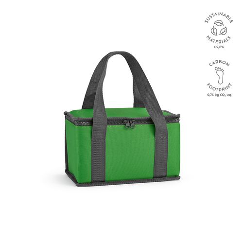green Nevera Florence M; 5 l, de rPET. Cremalleras termoinyectadas