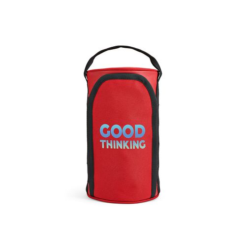 Trousse de toilette Riga 5,7L rPET, forme cylindre, poignée