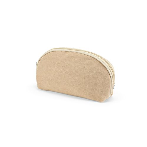 Neceser Dehli de 1,5 l, 260 gsm, de yute con  cremallera