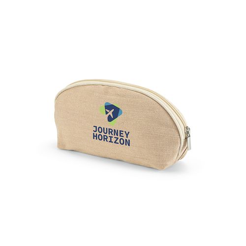 Neceser Dehli de 1,5 l, 260 gsm, de yute con  cremallera
