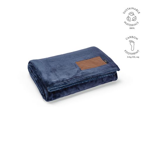 Plaid Van Eyck en rPET 240 g/m², patch personnalisable.