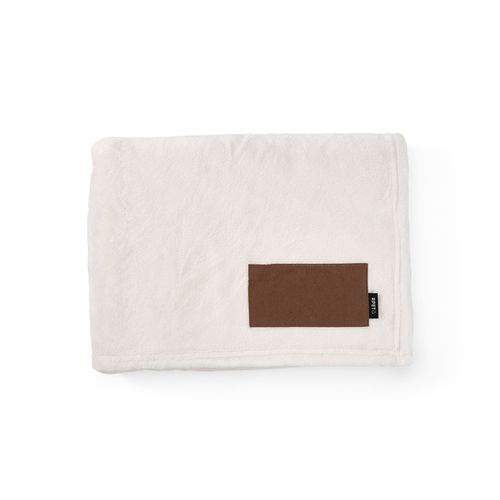 Plaid Van Eyck en rPET 240 g/m², patch personnalisable.