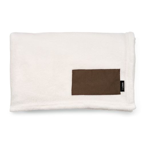 Plaid Van Eyck en rPET 240 g/m², patch personnalisable.