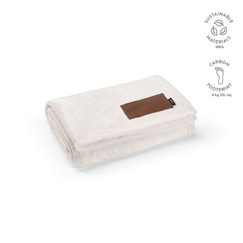 Plaid Van Eyck en rPET 240 g/m², patch personnalisable.
