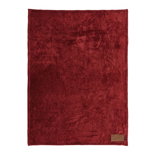 Plaid Van Eyck en rPET 240 g/m², patch personnalisable.