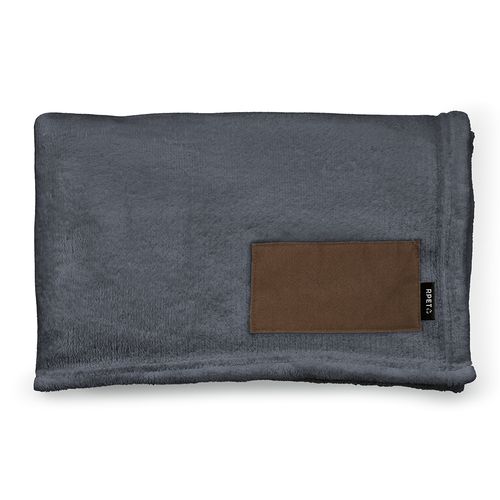 Plaid Van Eyck en rPET 240 g/m², patch personnalisable.