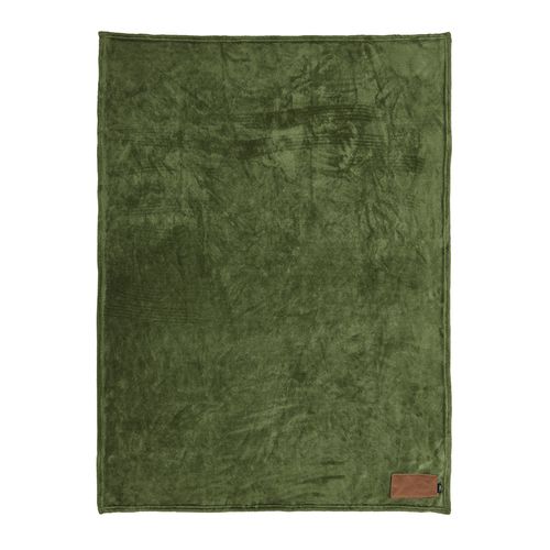 Plaid Van Eyck en rPET 240 g/m², patch personnalisable.