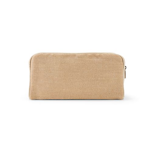 Trousse de toilette Rio 3,3L en jute 260g, avec fermeture Zip