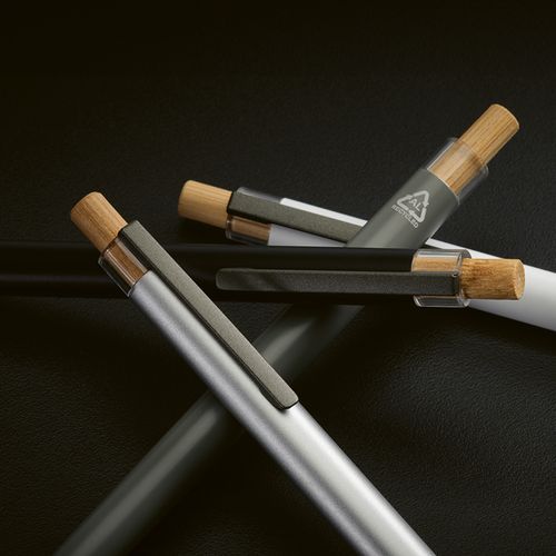 verde oscuro Bolígrafo Tolkien; rAluminio, bambú. Tinta Dokumental® azul 2 km