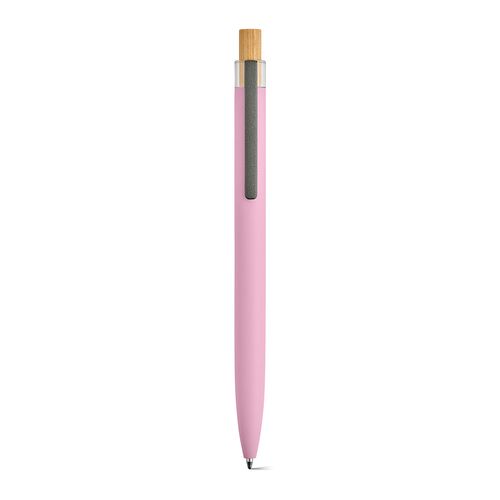 pink Bolígrafo Tolkien; rAluminio, bambú. Tinta Dokumental® azul 1km