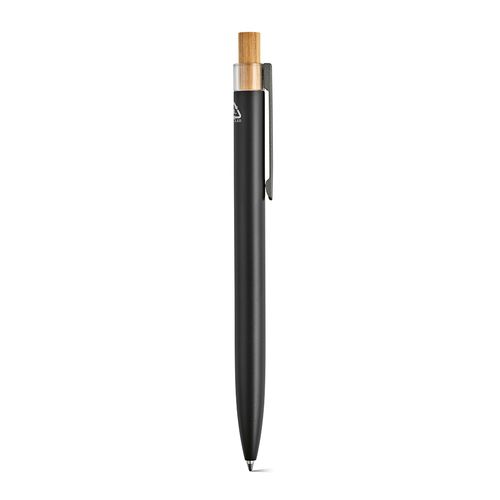 black Bolígrafo Tolkien; rAluminio, bambú. Tinta Dokumental® azul 1km