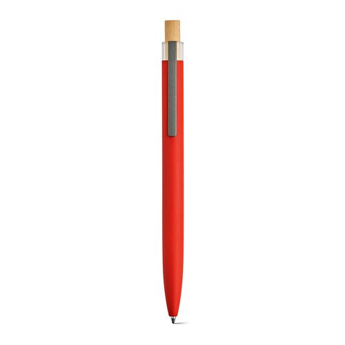 red Bolígrafo Tolkien; rAluminio, bambú. Tinta Dokumental® azul 1km