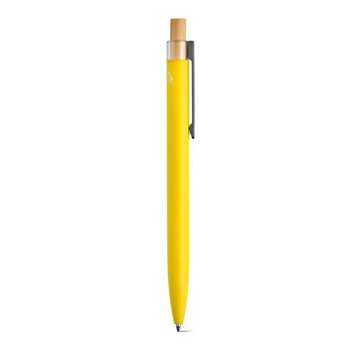 yellow Bolígrafo Tolkien; rAluminio, bambú. Tinta Dokumental® azul 1km