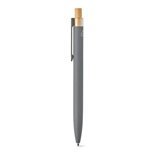 gray Bolígrafo Tolkien; rAluminio, bambú. Tinta Dokumental® azul 1km