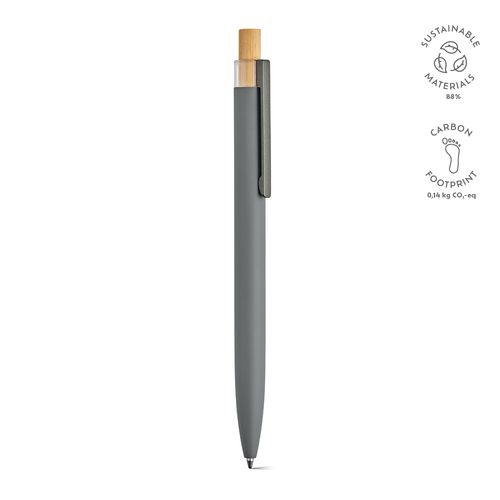 gray Bolígrafo Tolkien; rAluminio, bambú. Tinta Dokumental® azul 1km