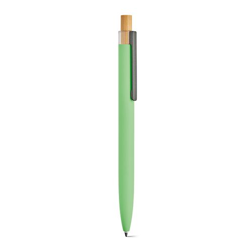 verde claro Bolígrafo Tolkien; rAluminio, bambú. Tinta Dokumental® azul 1km