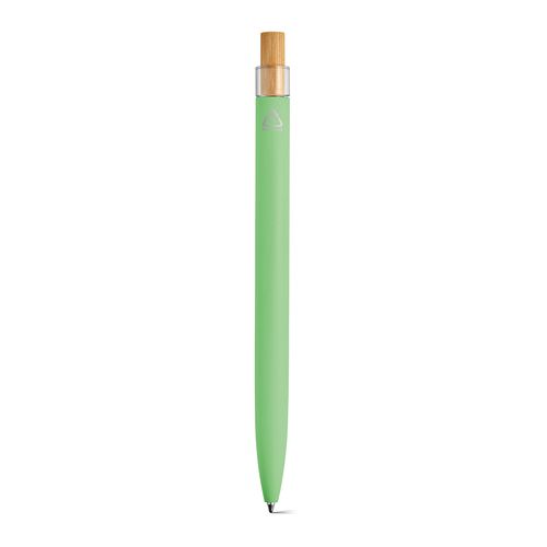 verde claro Bolígrafo Tolkien; rAluminio, bambú. Tinta Dokumental® azul 1km