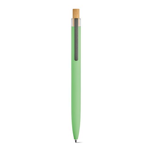 verde claro Bolígrafo Tolkien; rAluminio, bambú. Tinta Dokumental® azul 1km