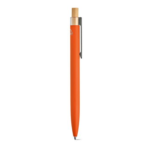 orange Bolígrafo Tolkien; rAluminio, bambú. Tinta Dokumental® azul 1km