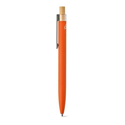 orange Bolígrafo Tolkien; rAluminio, bambú. Tinta Dokumental® azul 1km
