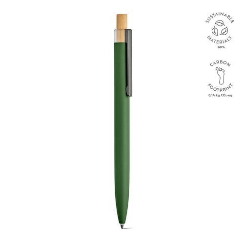 verde oscuro Bolígrafo Tolkien; rAluminio, bambú. Tinta Dokumental® azul 1km