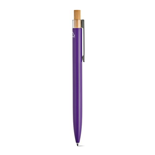purple Bolígrafo Tolkien; rAluminio, bambú. Tinta Dokumental® azul 1km