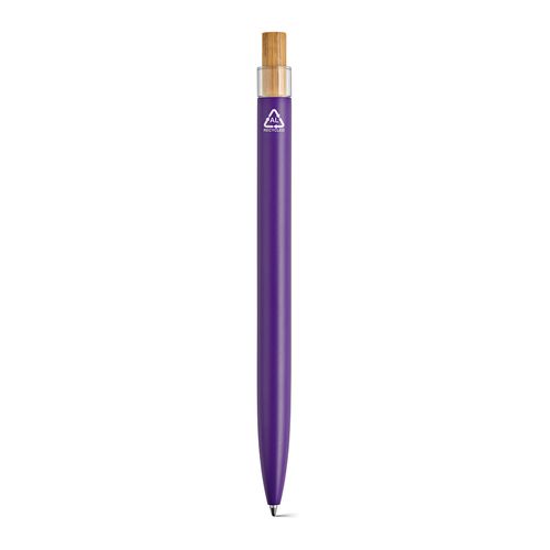 purple Bolígrafo Tolkien; rAluminio, bambú. Tinta Dokumental® azul 1km
