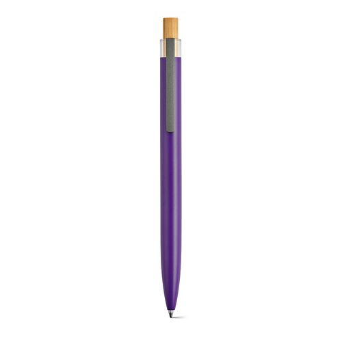 purple Bolígrafo Tolkien; rAluminio, bambú. Tinta Dokumental® azul 1km