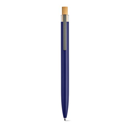 azul marino Bolígrafo Tolkien; rAluminio, bambú. Tinta Dokumental® azul 1km