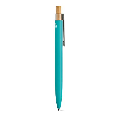 verde agua Bolígrafo Tolkien; rAluminio, bambú. Tinta Dokumental® azul 1km