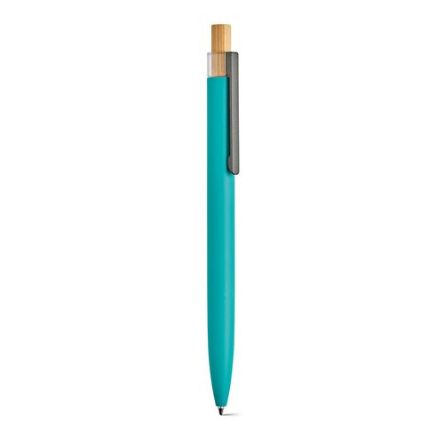 verde agua Bolígrafo Tolkien; rAluminio, bambú. Tinta Dokumental® azul 1km