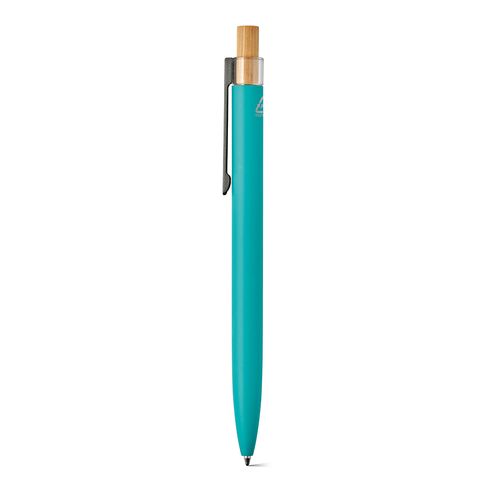 verde agua Bolígrafo Tolkien; rAluminio, bambú. Tinta Dokumental® azul 1km