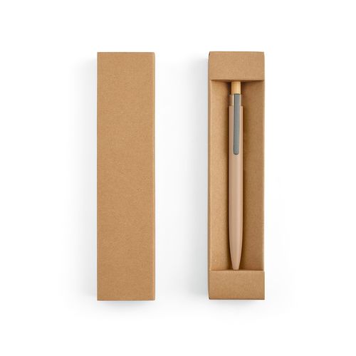 champán Bolígrafo Tolkien; rAluminio, bambú. Tinta Dokumental® azul 2 km