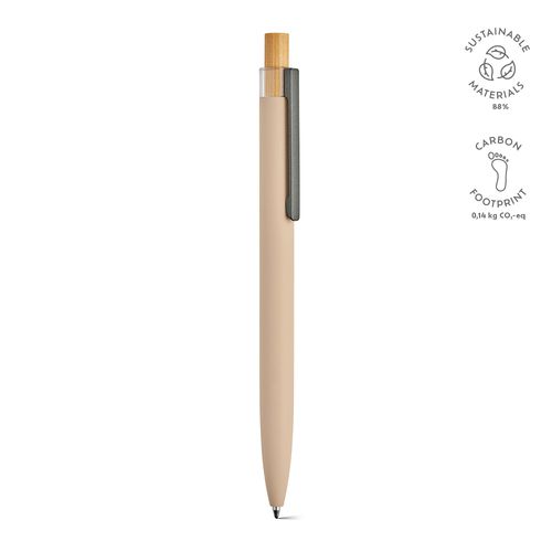 champán Bolígrafo Tolkien; rAluminio, bambú. Tinta Dokumental® azul 1km