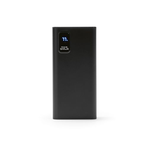 black Batería externa Hertz; rABS ,30.000 mAh. Pantalla LED. Carga PC