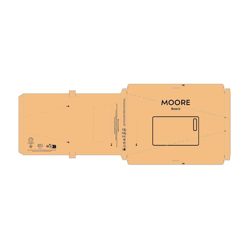 Tabla Moore de madera de roble. Con asa integrada en su diseño