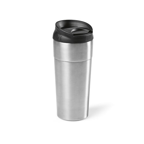 VASO VIAJE COLUMBIA; RINOX, 510 ML. DOBLE PARED, TAPA DESLIZANTE