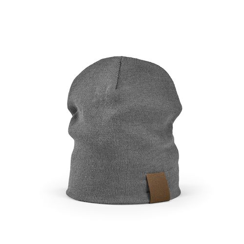 gray Gorro Marley de rPET. Con parche personalizable